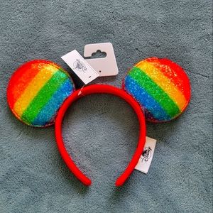 NWT Rainbow PRIDE/Love Mickey Ears